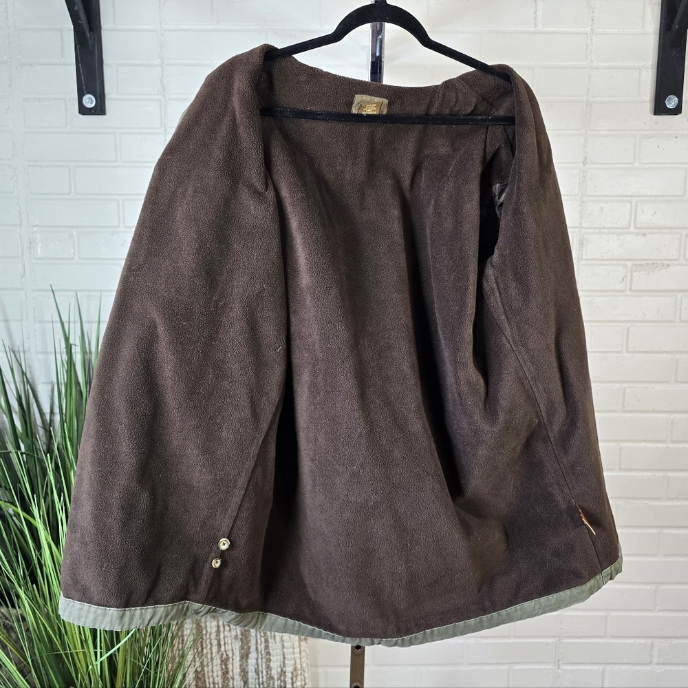 St Johns Bay Olive Green Barn Jacket Fleece Lined Large Extra Large - Picture 5 of 7